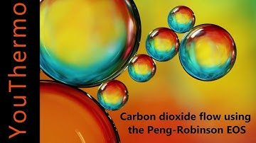 Carbon dioxide flow using the Peng-Robinson equation of state