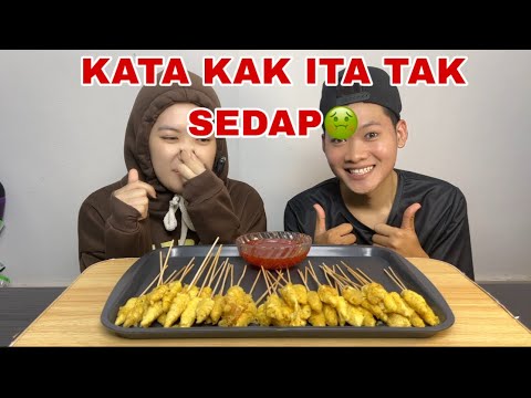 ALAMAK❗️KAK ITA MAKAN TELUR GULUNG PALING MASIN 😂