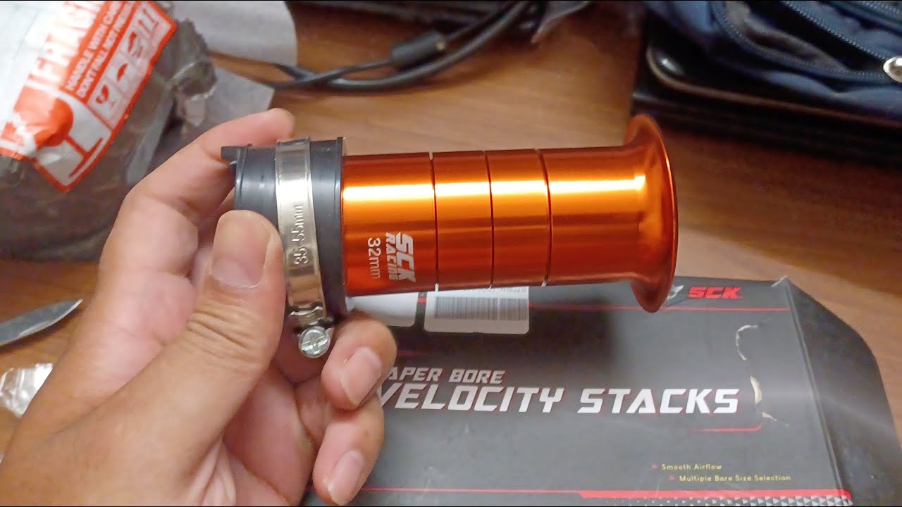 How to install Velocity Stack for Yamaha YZF R15v3/v4/M SCK Racing 32mm Intake Air Funnel