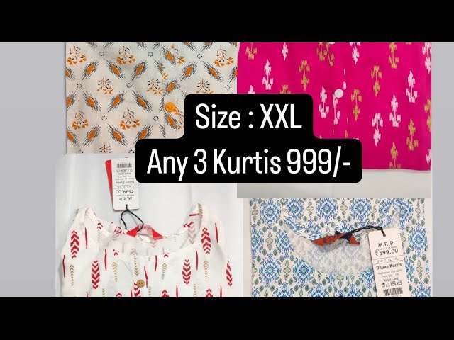 NF Kurtis Pick Any 3 In 999/- Flat 450/- Sale😱😱LAST Pcs Stock Clearnce  Sale🤩 Latest Collection - YouTube