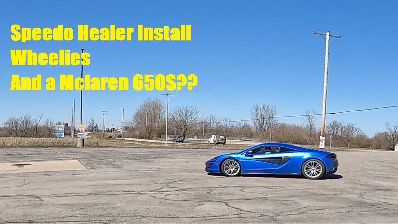 Wheelies, Mclaren 650s, Hellcat and Healtech Speedo Healer Install
