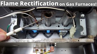 Understanding Flame Rectification on Gas Furnaces! Explanation, Testing, Flame Rod, Ground Issues!