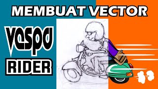 MENGGAMBAR VECTOR VESPA RAIDER DENGAN CORELDRAW X7 screenshot 2