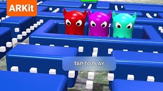 AR-Man Gameplay - Pac-Man in Augmented Reality (AR) for iOS screenshot 5