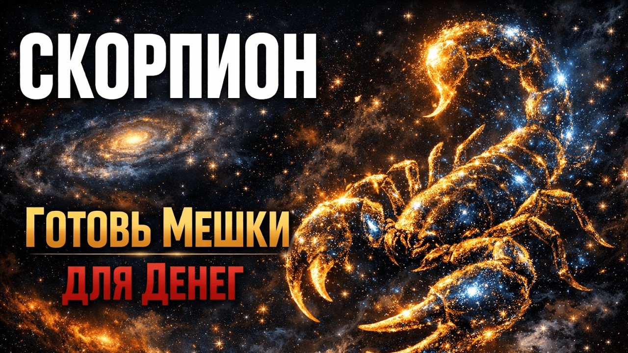 СКОРПИОН: ДЕНЬГИ ПРИДУТ ИЗ НИОТКУДА! Готовь мешки для денег. Гороскоп