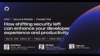 How shifting security left can enhance your developer experience and productivity - Galaxy 2023