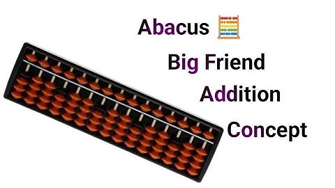 Abacus 🧮 Big Friend Addition Concept with Examples#Abacus tamil @shreeharistudycentre2022