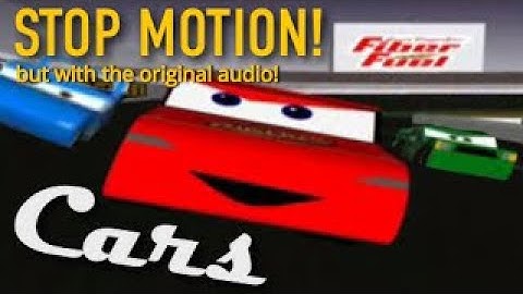 Cars 3D Stop Motion - Sketchup Animation (2007, but with the ORIGINAL AUDIO!)