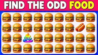 Find the ODD One Out FOOD 🍕🍔 FOOD Edition