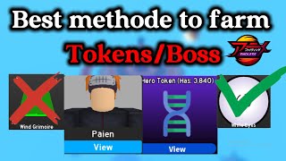 Best Methode To Farm Tokensbosses In Anime Fighting Simulator Endless