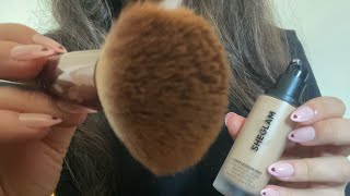 ASMR I am doing your makeup roleplay - gentle tapping & no talking
