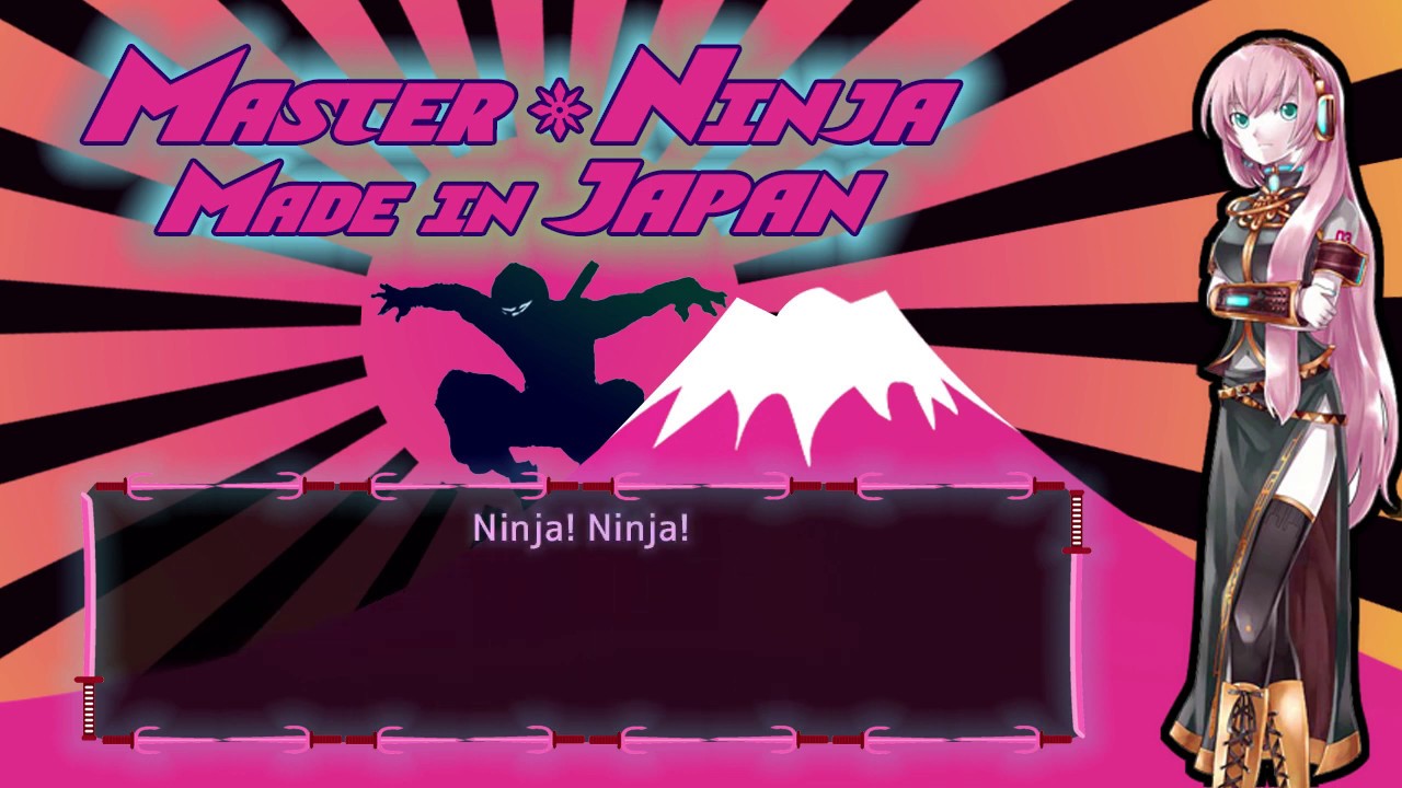 巡音ルカのオリジナル曲 Master Ninja Made in Japan - YouTube