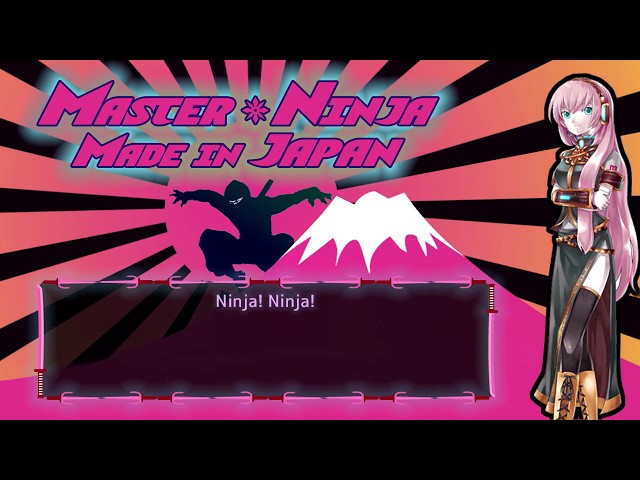 巡音ルカのオリジナル曲 Master Ninja Made in Japan - YouTube