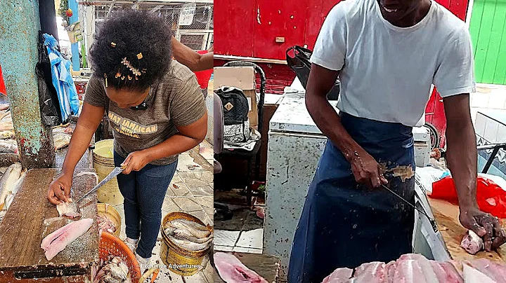 A Look Into One of Guyana Fish & Meat Market| Fish Market Tour
