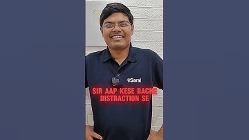 How I Defeated Distraction and got AIR 41 with Class 12 😱 | IIT Motivation 🔥 #shorts #jee #esaral