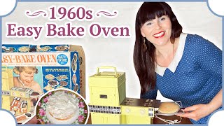 I bought a Vintage 1960s Easy Bake Oven and baked a mini cake!
