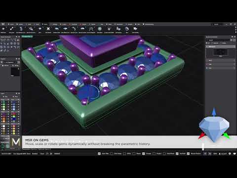 Move/Scale/Rotate on Gems - MatrixGold 3