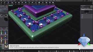 Move/Scale/Rotate on Gems - MatrixGold 3