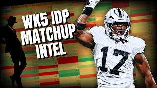 Must-See NFL Week 5 IDP Linebacker Fantasy Football Matchup-Starter Intel!