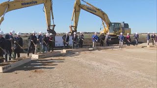Construction of Mansfield soccer stadium reaches a major milestone