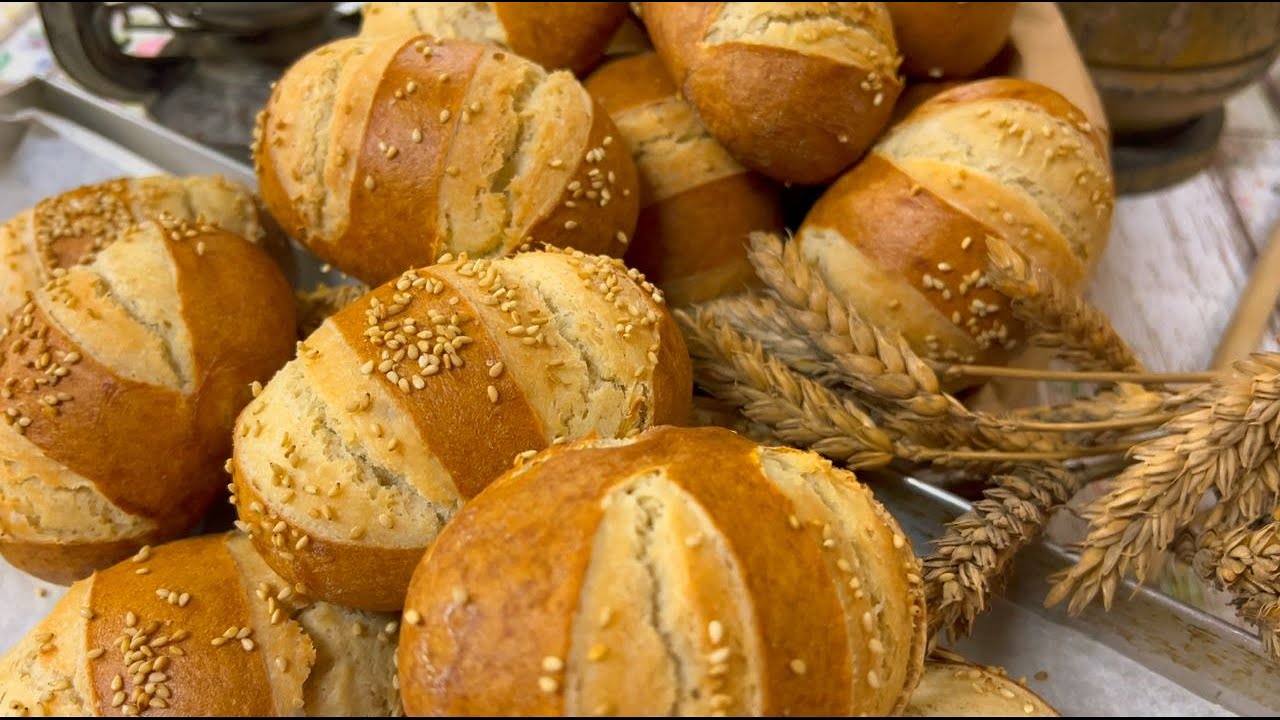 PANINI LAUGENBROT  Bretzel buns  Ricetta facile