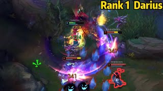 Rank 1 Darius: THIS GUY IS AN ABSOLUTE MONSTER IN KR HIGH ELO!