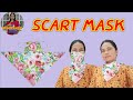 diy scart mask|How​ To​ Make​ a​ Face​ Mask​ scarf|Full Face​ Mask|Fresh​ Air​ Mask​|SummerFace​Mask