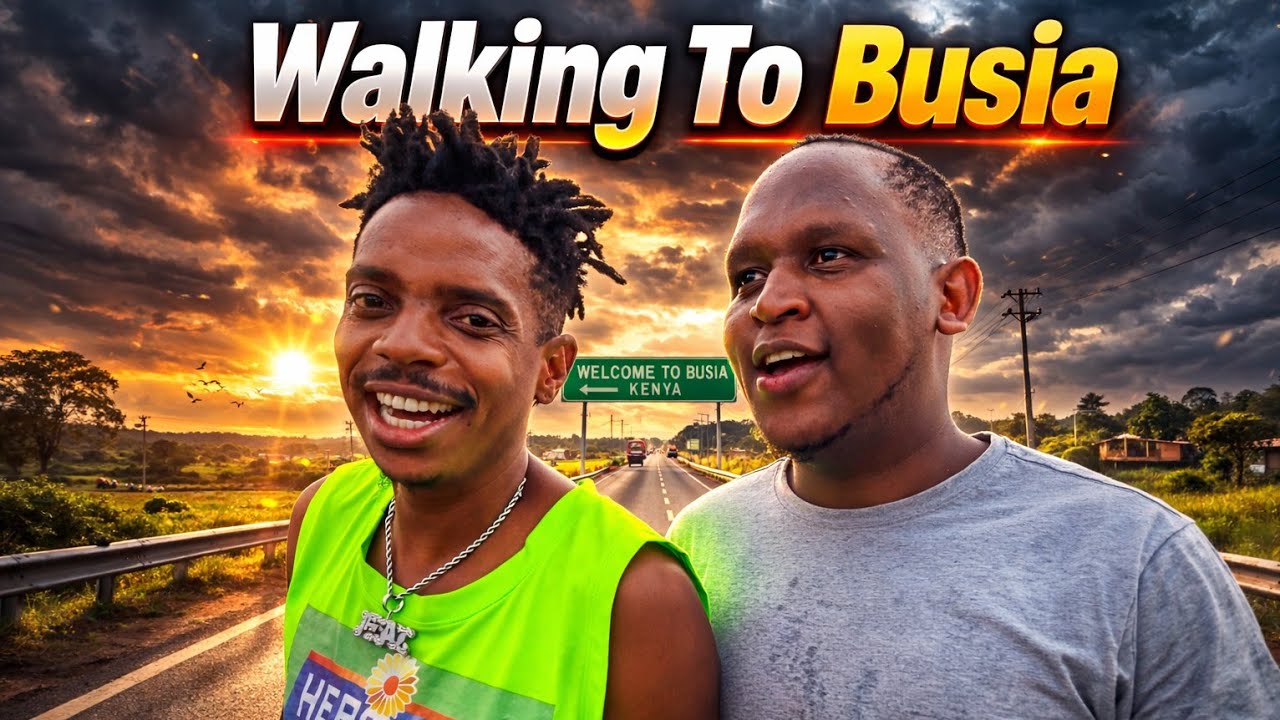 I Walked With Eric Omondi To Busia On Foot😳 466Km Journey 
