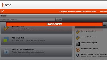 BMC Remedyforce 20.17.01: Self Service