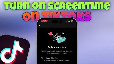 Turn On TikTok ScreenTime Limit || Tech Wash