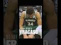 “No existe el fracaso en el deporte” (Giannis Antetokounmpo)