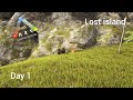Ark Survival evolved on lost island day 1