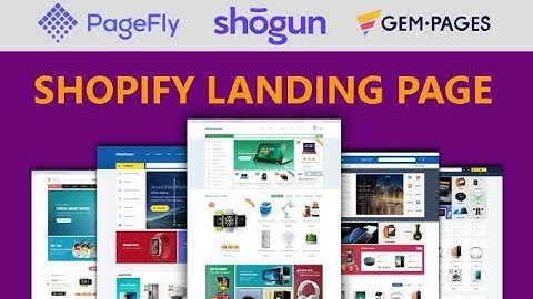 Shopify Dropshipping Store / Landing page design/ pagefly/ Shopify designer