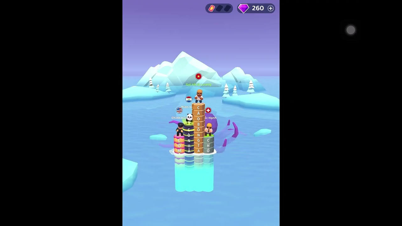 Chơi Xếp chữ lên cao