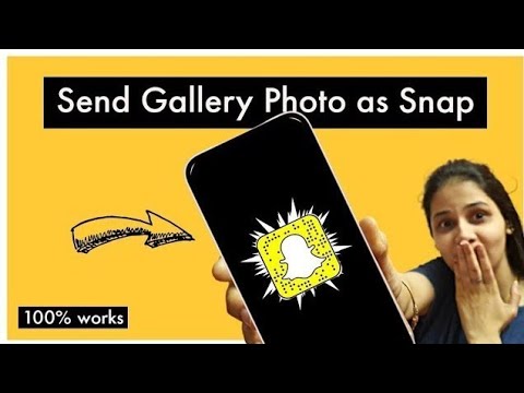 How To Send Gallery Photo As Snap