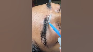 Brow lamination step 2 👌 #browlamination #browlifting #browtint #brows #browartist #trending