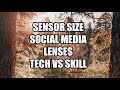 Camera chat, photography industry? lenses? sensor sizes? whats pro?