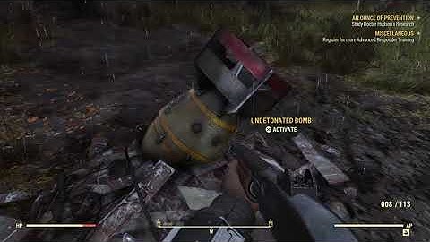Fallout 76 random encounter nuke bomb