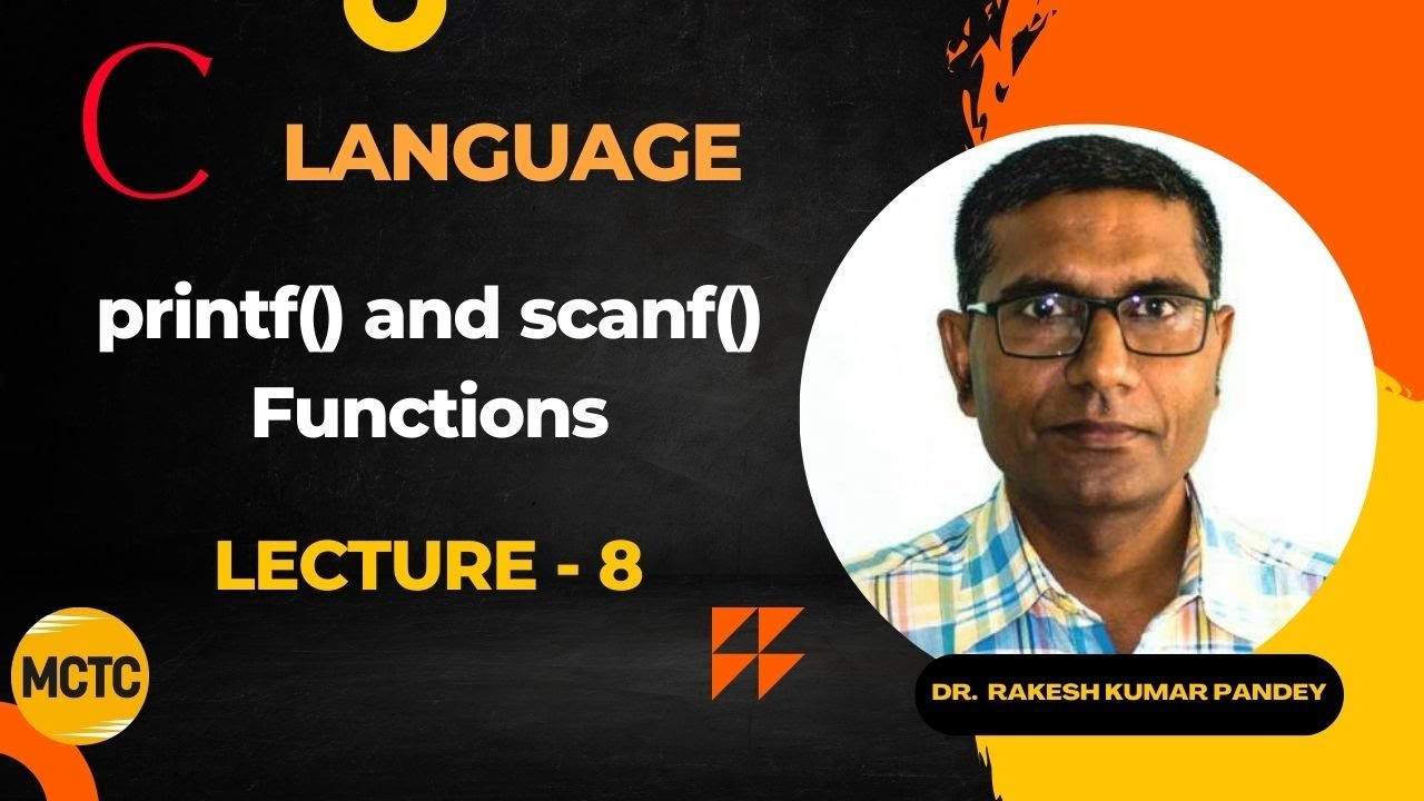 printf() and scanf() functions in C | C language - YouTube