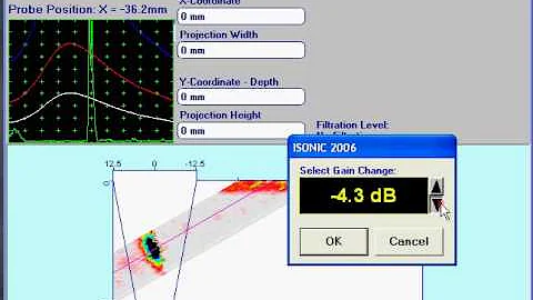 ISONIC 2006: Postprocessing of the Weld Inspection Results