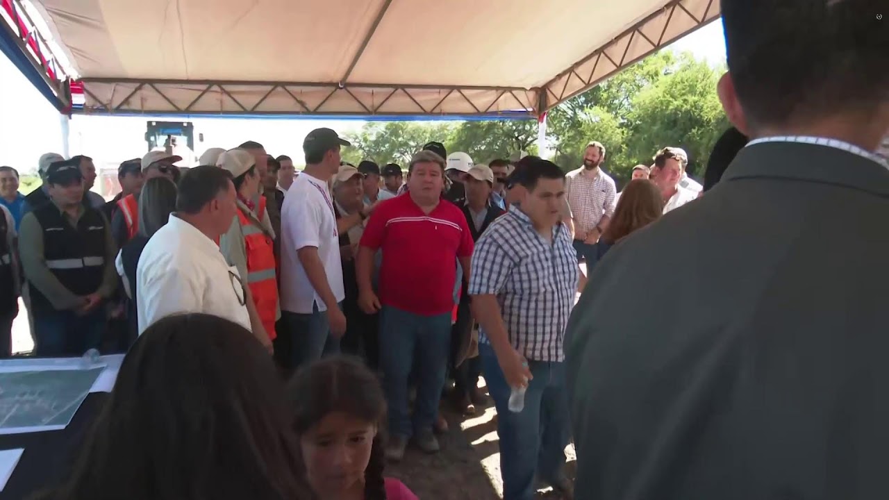 VIVO - Visita y recorrido por zonas de obras en ejecución de la Ruta PY12