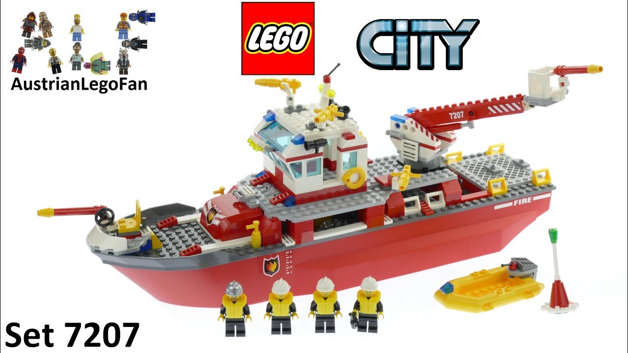 lego city fire ship