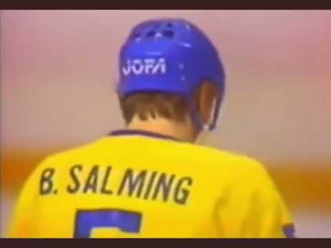 Stående ovationer till Börje Salming. Canada Cup 1976.