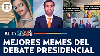 ¡Última ronda de memes del debate presidencial! Marihuana, errores y sonrisas los temas más sonados