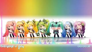 Video thumbnail of "Nightcore - Everyone Is Gay"