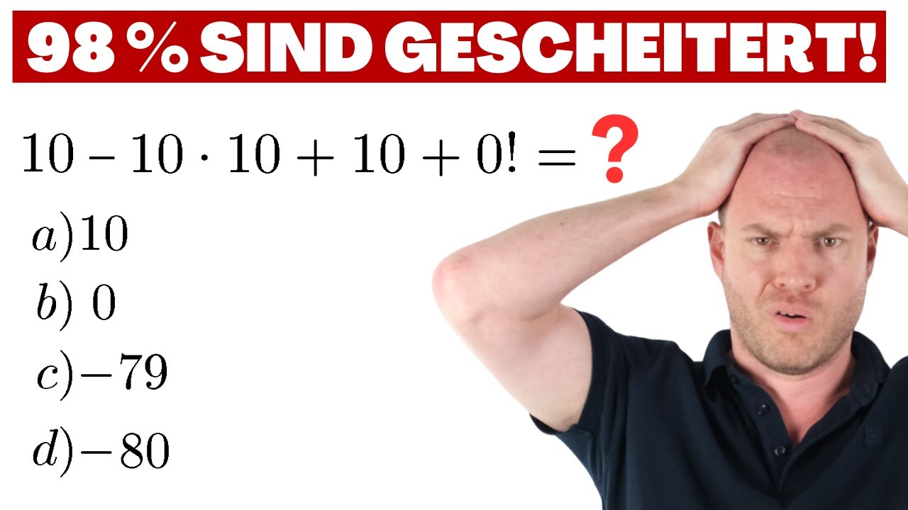 Was stimmt? Erst Multiplikation oder Division?