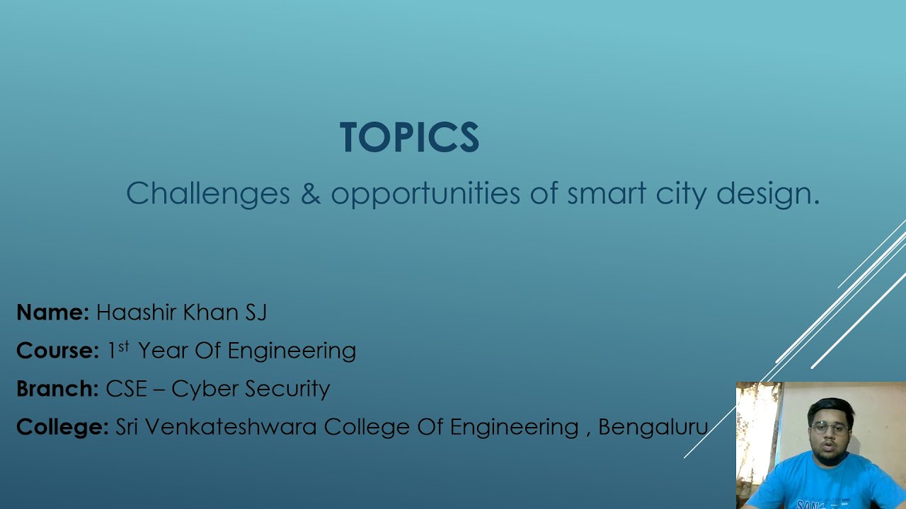 Challenges & Opportunities of Smart City Design - YouTube