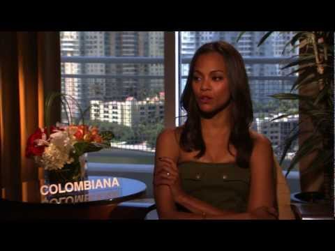 Zoe Saldana interview for Colombiana