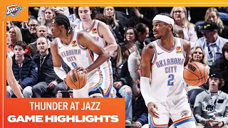 OKC Thunder at Utah Jazz | Game Highlights | February 6, 2024