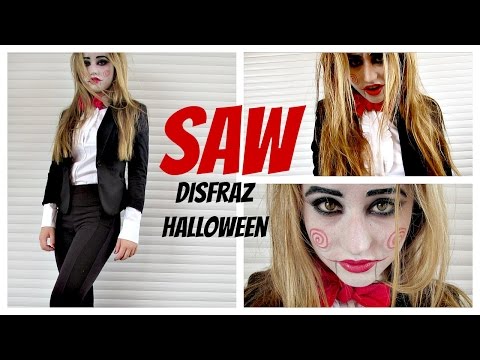 SAW - Maquillaje Y Disfraz Casero Billy Halloween Sencillo y Rapido - DIY